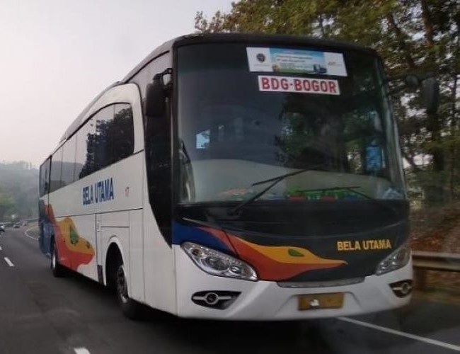 Bela Utama Bus Bandung Bogor - Photo by iNews