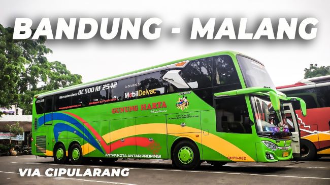Gunung Harta Bus Bandung Malang - Photo by Youtube