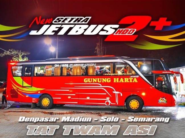 Gunung Harta Bus Semarang Bali - Photo by YouTube