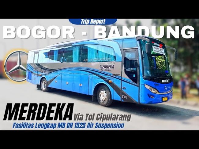 Merdeka Bus Bandung Bogor - Photo by YouTube