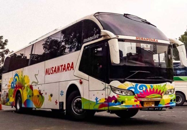 Nusantara Bus Bandung Malang - Photo by IG @@f.avanza0304