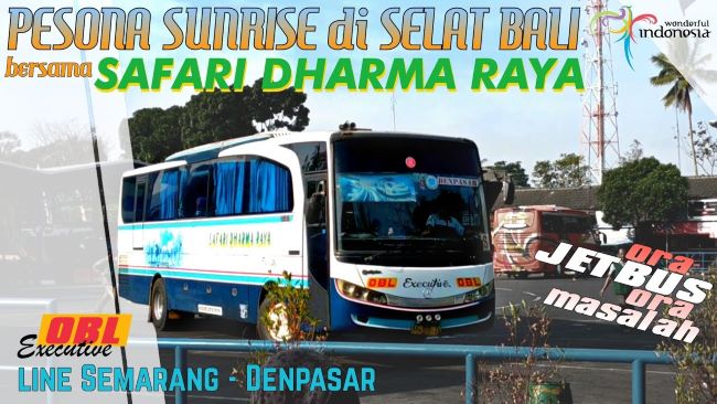 Safari Dharma Raya Bus Semarang Bali - Photo by YouTube