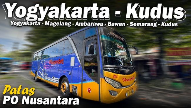 Nusantara Bus Semarang Jogja - Photo by YouTube