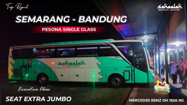 Sahaalah Bus Semarang Bandung - Photo by YouTube