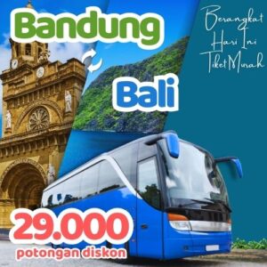 Hemat 20% Bus Bandung Bali, Gak Perlu Antre di Terminal