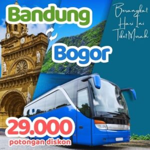 Hemat 20% Bus Bandung Bogor, Gak Perlu Antre di Terminal
