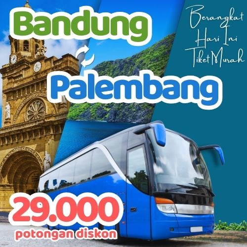 Hemat 20% Bus Bandung Palembang, Gak Perlu Antre di Terminal