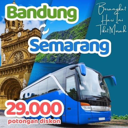 Hemat 20% Bus Bandung Semarang, Gak Perlu Antre di Terminal