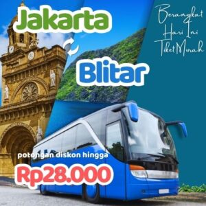 Hemat 20% Bus Jakarta Blitar, Gak Perlu Antre di Terminal