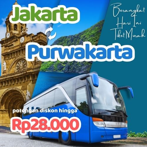 Hemat 20% Bus Jakarta Purwakarta, Gak Perlu Antre di Terminal