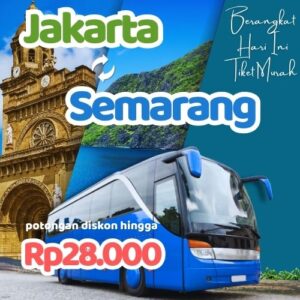 Hemat 20% Bus Jakarta Semarang, Gak Perlu Antre di Terminal