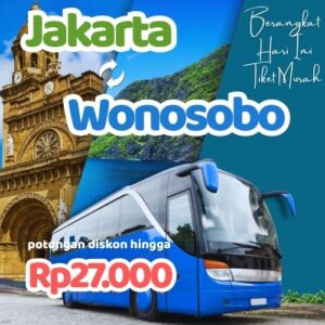 Hemat 20% Bus Jakarta Wonosobo, Gak Perlu Antre di Terminal