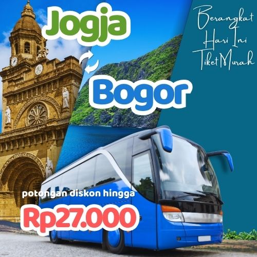 Hemat 20% Bus Jogja Bogor, Gak Perlu Antre di Terminal