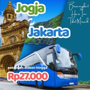 Hemat 20% Bus Jogja Jakarta, Gak Perlu Antre di Terminal