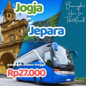 Hemat 20% Bus Jogja Jepara, Gak Perlu Antre di Terminal