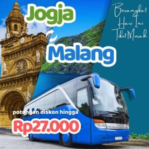 Hemat 20% Bus Jogja Malang, Gak Perlu Antre di Terminal