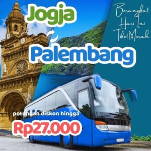 Hemat 20% Bus Jogja Palembang, Gak Perlu Antre di Terminal