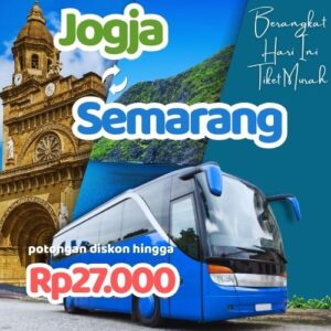 Hemat 20% Bus Jogja Semarang, Gak Perlu Antre di Terminal