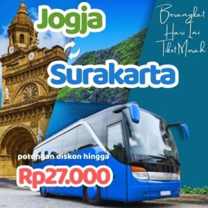 Hemat 20% Bus Jogja Solo, Gak Perlu Antre di Terminal