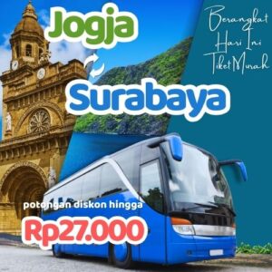 Hemat 20% Bus Jogja Surabaya, Gak Perlu Antre di Terminal