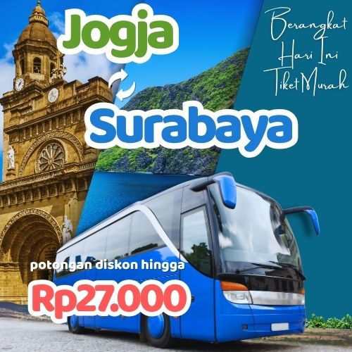 Hemat 20% Bus Jogja Surabaya, Gak Perlu Antre di Terminal
