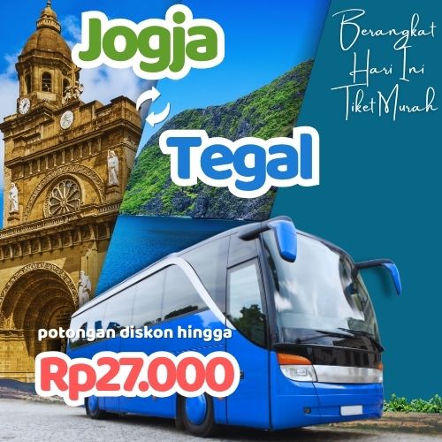 Hemat 20% Bus Jogja Tegal, Gak Perlu Antre di Terminal