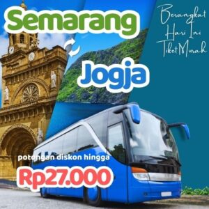 Hemat 20% Bus Semarang Jogja, Gak Perlu Antre di Terminal