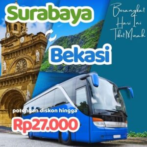 Hemat 20% Bus Surabaya Bekasi, Gak Perlu Antre di Terminal