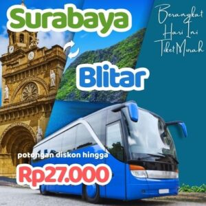 Hemat 20% Bus Surabaya Blitar, Gak Perlu Antre di Terminal