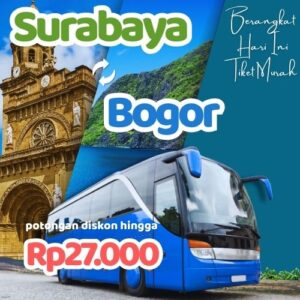 Hemat 20% Bus Surabaya Bogor, Gak Perlu Antre di Terminal
