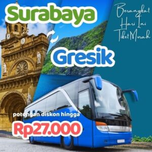 Hemat 20% Bus Surabaya Gresik, Gak Perlu Antre di Terminal