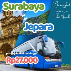 Hemat 20% Bus Surabaya Jepara, Gak Perlu Antre di Terminal