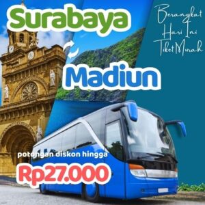 Hemat 20% Bus Surabaya Madiun, Gak Perlu Antre di Terminal