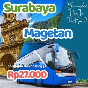 Hemat 20% Bus Surabaya Magetan, Gak Perlu Antre di Terminal