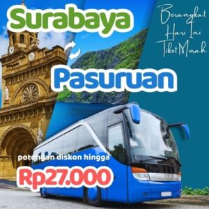 Hemat 20% Bus Surabaya Pasuruan, Gak Perlu Antre di Terminal