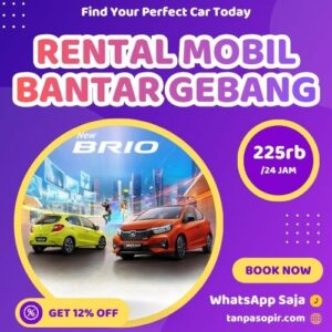 Irit 12% Rental Mobil Bantar Gebang, Bisa Lepas Kunci Atau Dengan Sopir