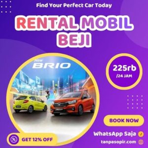 Irit 12% Rental Mobil Beji, Bisa Lepas Kunci Atau Dengan Sopir