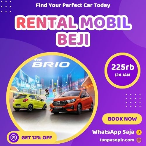 Irit 12% Rental Mobil Beji, Bisa Lepas Kunci Atau Dengan Sopir