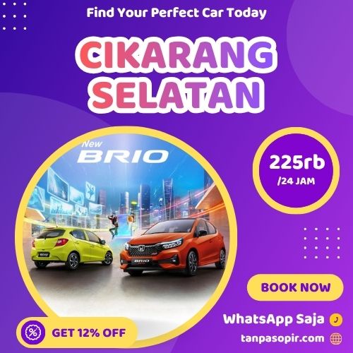 Irit 12% Rental Mobil Cikarang Selatan, Bisa Lepas Kunci Atau Dengan Sopir