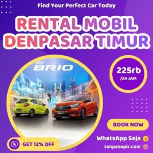 Irit 12% Rental Mobil Denpasar Timur, Bisa Lepas Kunci Atau Dengan Sopir