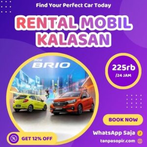Irit 12% Rental Mobil Kalasan, Bisa Lepas Kunci Atau Dengan Sopir