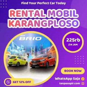 Irit 12% Rental Mobil Karangploso, Bisa Lepas Kunci Atau Dengan Sopir