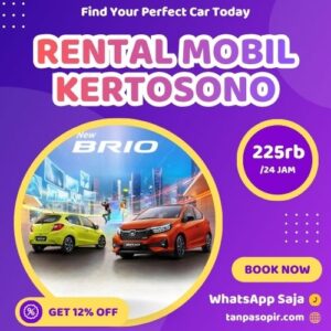 Irit 12% Rental Mobil Kertosono, Bisa Lepas Kunci Atau Dengan Sopir