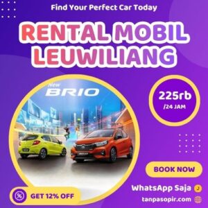 Irit 12% Rental Mobil Leuwiliang, Bisa Lepas Kunci Atau Dengan Sopir