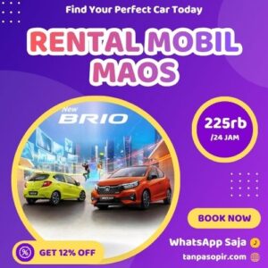 Irit 12% Rental Mobil Maos, Bisa Lepas Kunci Atau Dengan Sopir