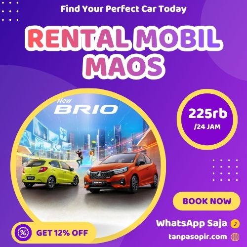 Irit 12% Rental Mobil Maos, Bisa Lepas Kunci Atau Dengan Sopir
