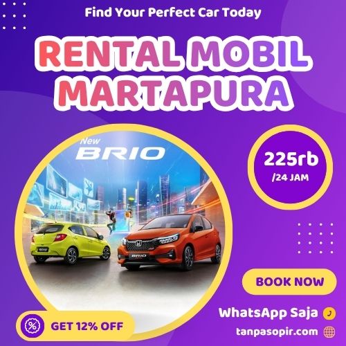 Irit 12% Rental Mobil Martapura, Bisa Lepas Kunci Atau Dengan Sopir