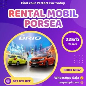 Irit 12% Rental Mobil Porsea, Bisa Lepas Kunci Atau Dengan Sopir