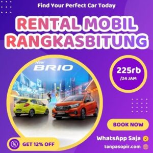 Irit 12% Rental Mobil Rangkasbitung, Bisa Lepas Kunci Atau Dengan Sopir