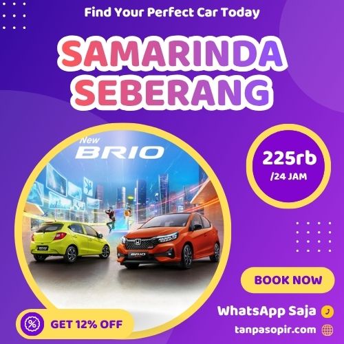 Irit 12% Rental Mobil Samarinda Seberang, Bisa Lepas Kunci Atau Dengan Sopir